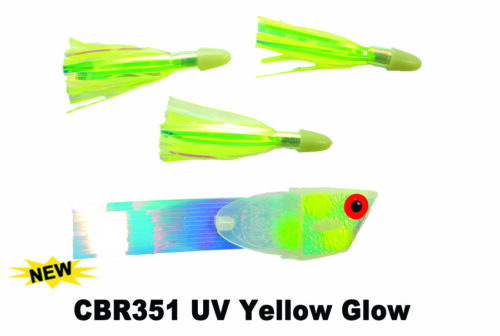 CBR351 Cut Bait Rig UV Yellow Gl